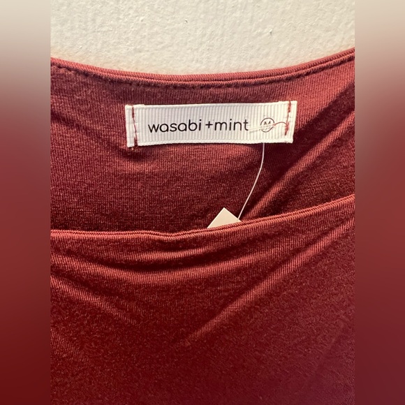 Long sleeve body suit - Maroon - Picture 4 of 5